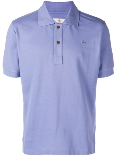 Shop Vivienne Westwood Classic Polo Shirt - Purple