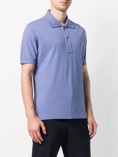 Shop Vivienne Westwood Classic Polo Shirt - Purple