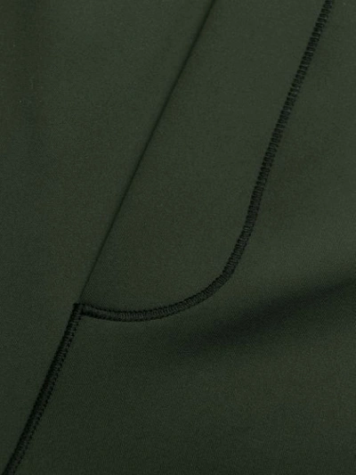 Shop Prada Zip Detailed Track Pants - Green