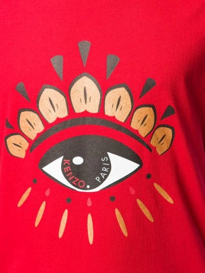 Shop Kenzo Eye T-shirt In Red