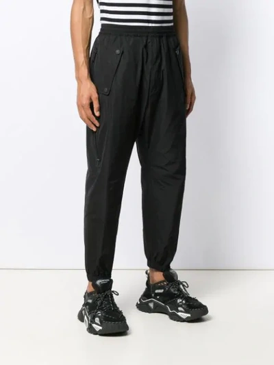 Dsquared2 Cargo Trousers In Black