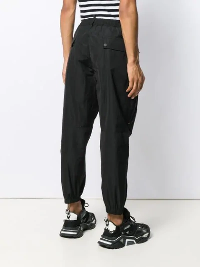 Shop Dsquared2 Cargo Trousers In Black