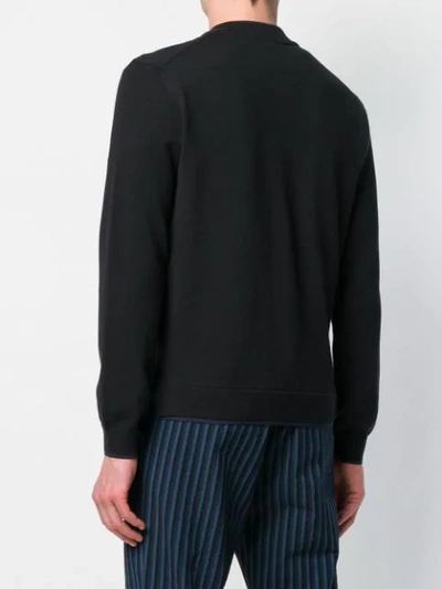 Shop Kenzo Bomber Sweatshirt In 99 Noir