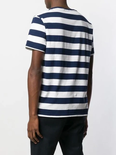 Shop Polo Ralph Lauren Striped T-shirt In White