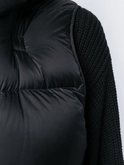 Shop Rick Owens Puffer-style Long-line Gilet In Black