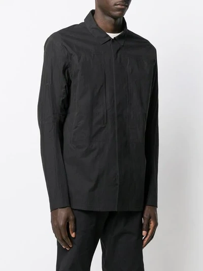 Component Overshirt Jacket In Black