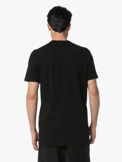 Shop Rick Owens Level Strap-detail T-shirt In 0921 Black Natural