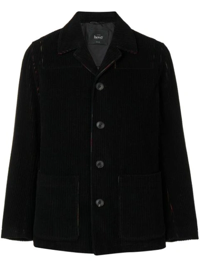 Shop Hevo Corduroy Shirt Jacket - Black