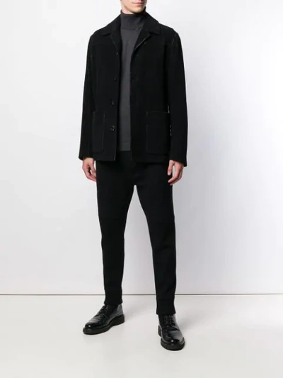 Shop Hevo Corduroy Shirt Jacket - Black