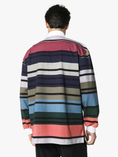 JW ANDERSON STRIPED RUGBY POLO SHIRT - 多色