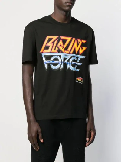 Shop Mcq By Alexander Mcqueen Blazing Force T-shirt In Black