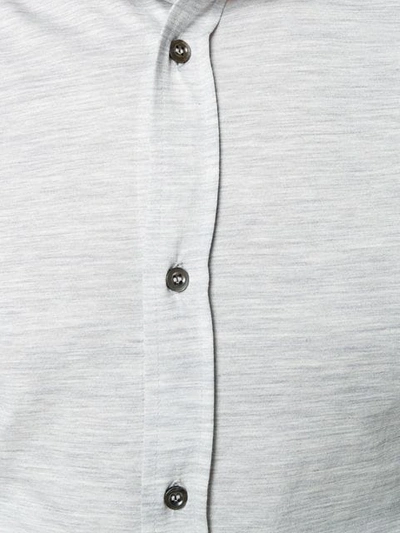 Brunello Cucinelli Classic Buttoned Shirt In Grey