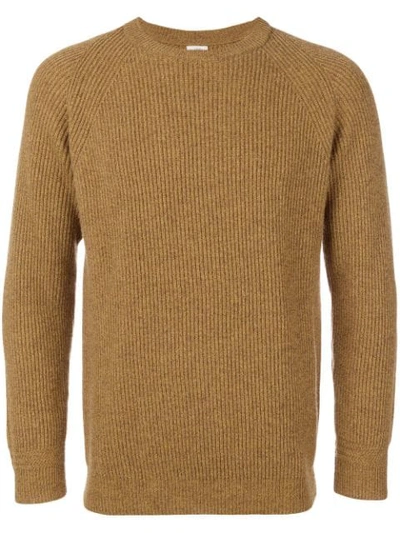 Shop Kent & Curwen Crew Neck Sweater In Yellow