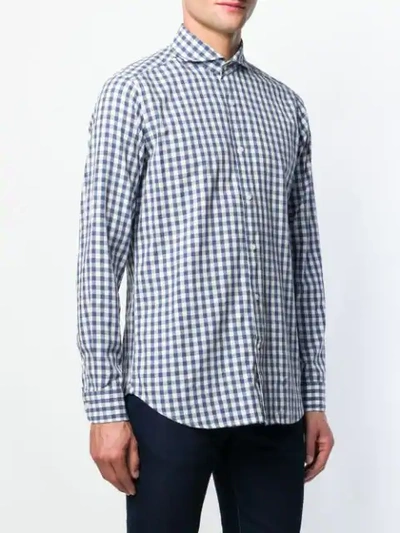 AL DUCA D’AOSTA 1902 CHECKED SHIRT - 蓝色