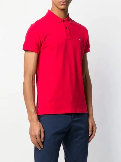 Shop Etro Classic Polo Shirt In Red