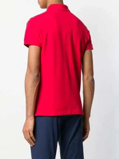Shop Etro Classic Polo Shirt In Red