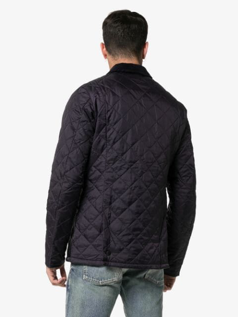 Barbour Heritage Liddesdale Quilted Jacket In Blue | ModeSens