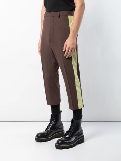 cropped tailored trousers