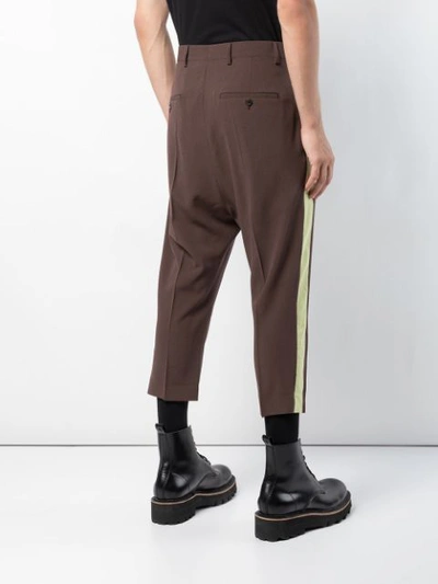 cropped tailored trousers