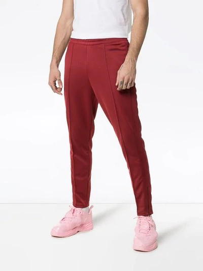 Shop Nike X Martine Rose Maroon Sweatpants In Red