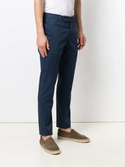 Shop Al Duca D'aosta Straight-leg Trousers In Blue