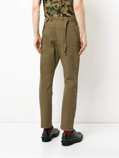 Shop N°21 Tapered Trousers In Brown