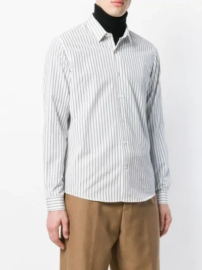 Shop Ami Alexandre Mattiussi Classic Collar Shirt In White