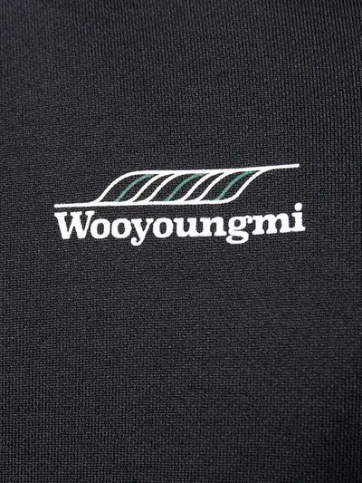 Shop Wooyoungmi Contrast Trim Track Jacket In Black