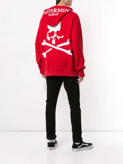 Shop Mastermind Japan Ambition Hoodie In Red