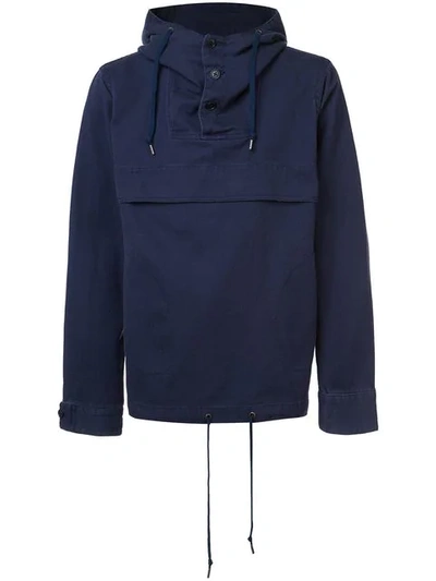 Shop 321 Layered Hoodie Jacket In Blue