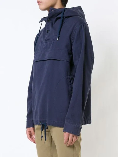 Shop 321 Layered Hoodie Jacket In Blue