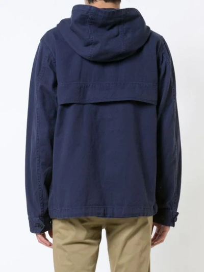 Shop 321 Layered Hoodie Jacket In Blue