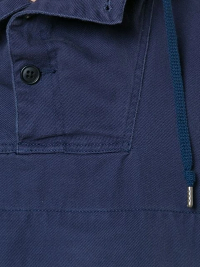 321 Layered Hoodie Jacket In Blue