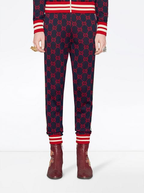 gucci blue joggers