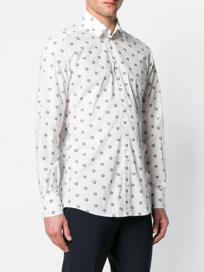 Shop Dolce & Gabbana Bouquet Print Shirt - White