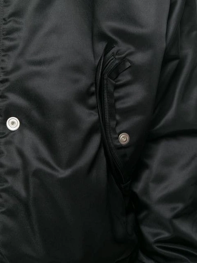 Shop Maison Margiela Structured Bomber Jacket In Black