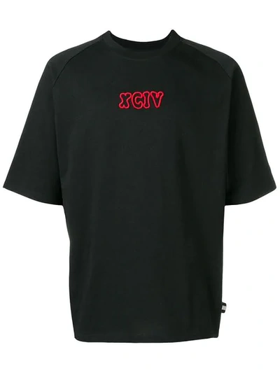 Shop Gcds Besticktes T-shirt In Black