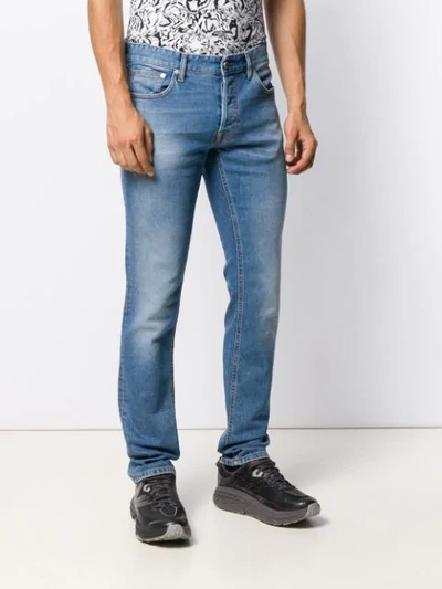 Shop Just Cavalli Slim Fit Jeans In Blue