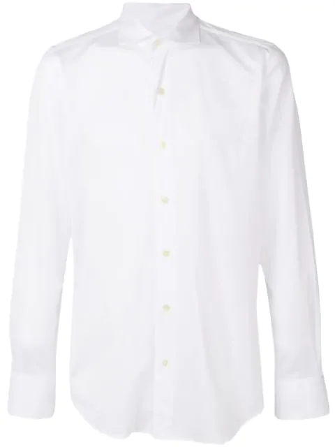 Finamore 1925 Napoli Button-Down Shirt In White | ModeSens