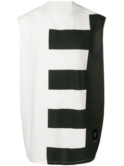 Shop Rick Owens Drkshdw Oversized Tank Top In White