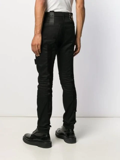 Shop Rta Logo Skinny-fit Jeans In Black