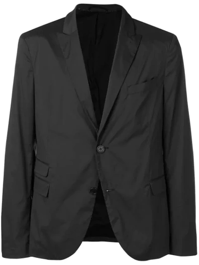 Shop Neil Barrett Single Button Blazer In Black