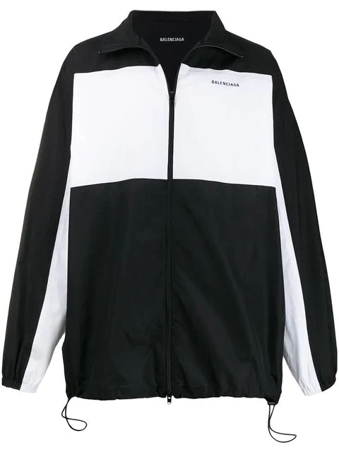 balenciaga black and white jacket