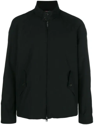 Shop Engineered Garments Stand Collar Lightweight Jacket In Black