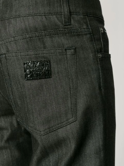Shop Dolce & Gabbana Straight-leg Jeans In Grey