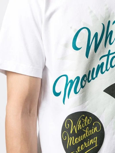 Shop White Mountaineering T-shirt Mit Logo-print In White