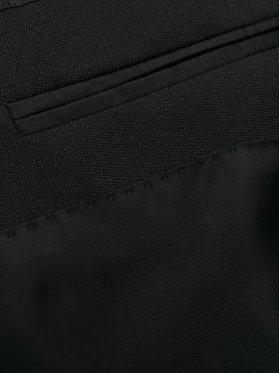 Shop Fendi Ff Logo Blazer In Black