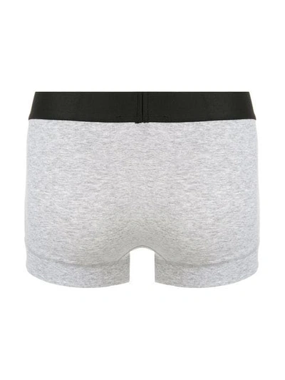 Shop Dsquared2 Logo Band Boxer Shorts In Grey