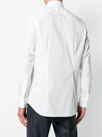Shop Bagutta Button Down Shirt - White