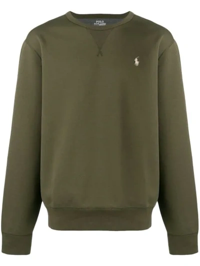 POLO RALPH LAUREN EMBROIDERED PONY SWEATSHIRT - 绿色